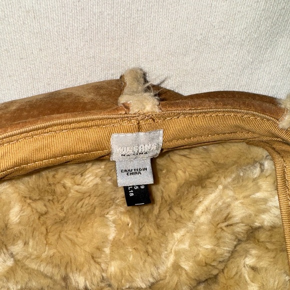 Wilsons Leather Sherpa Lined Hat S/M - Picture 4 of 5